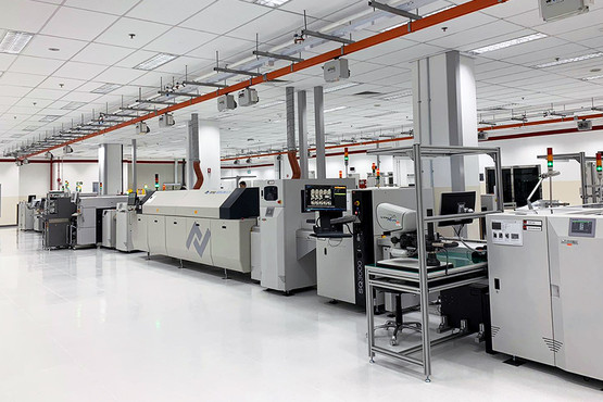 The Ersa reflow soldering system HOTFLOW 3/14 is an integral part of the Smart Factory at ASM Singapore