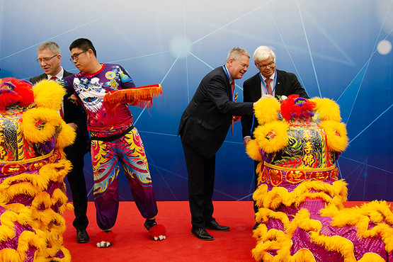For the Grand Opening in Zhuhai there was of course a traditional Chinese ceremony as well