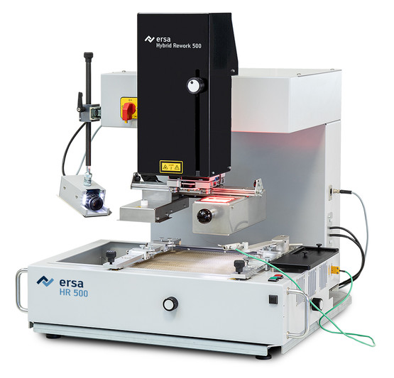 The Ersa HR 500 offers hybrid rework technology for budget-oriented users – without sacrificing precision and quality when processing electronic assemblies