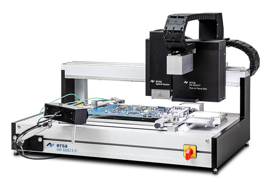 Precise: automatic rework with the HR 600/3P for extremely fine and small