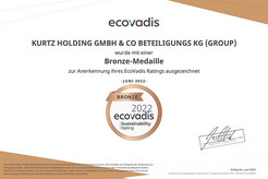 Kurtz Ersa: ESG rating in bronze