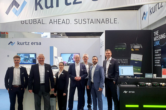 The Ersa trade fair team at the SMTconnect 2023 in Nuremberg