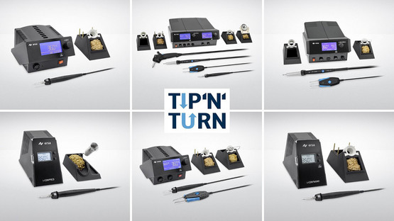 Trimmed for performance - Ersa´s new MK2 soldering station series with patented Tip´n´Turn concept for tip changes in record time