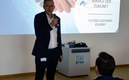 Ersa Service Manager Andreas Westhäußer presented the “Service of the Future”