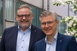 Thomas Mühleck, CFO/CEO a.i. Kurtz Ersa Group, and Jochen Meinhof, Managing Director Sales & Marketing SCHILLER AUTOMATION GmbH & Co. KG