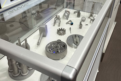 Numerous exhibits from Kurtz Ersa Additive Manufacturing showed possible applications