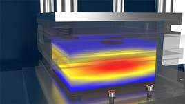 Welding of material beads from inside to outside for perfect core welding